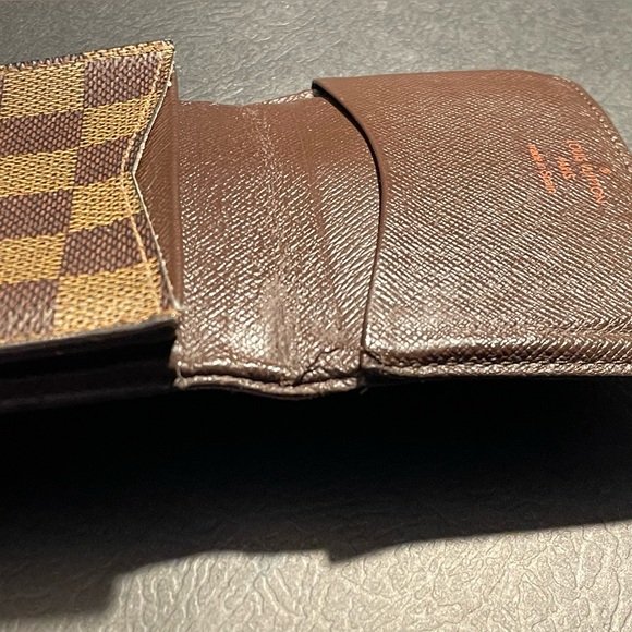 Authentic LOUIS VUITTON Card Wallet Damier Ebene - Picture 10 of 14